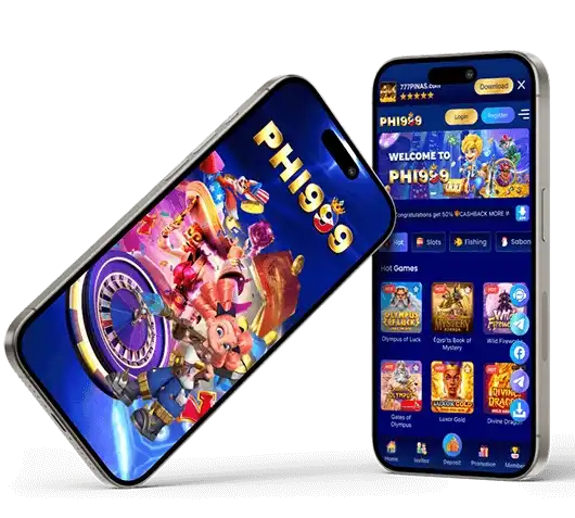 PHI999 app download interface – access casino and games from mobile device