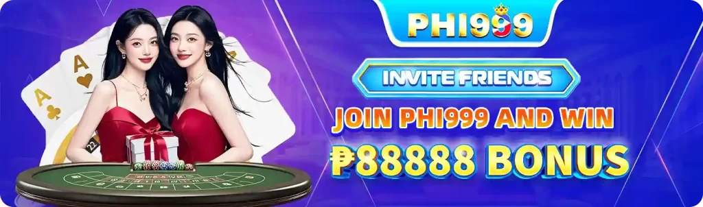 PHI999 online casino special event promo banner